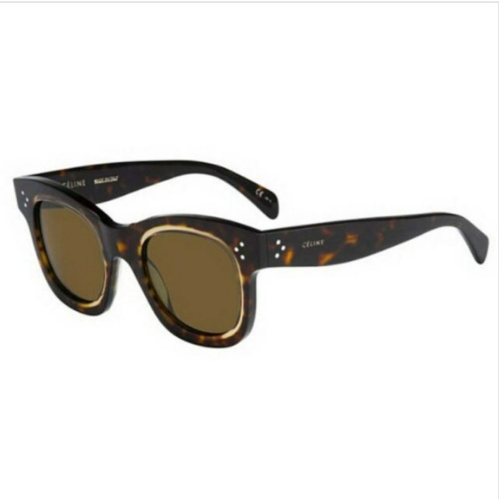 Auc Celine Dark Havana Honey Sunglasses - Picture 9 of 9